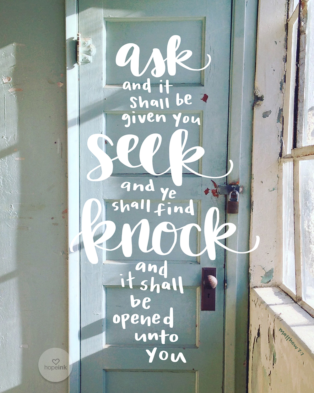 Ask Seek Knock The Good News