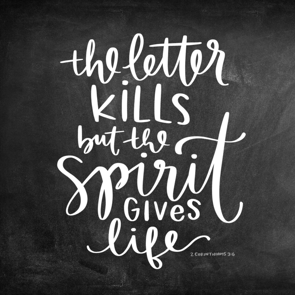 The Spirit Gives Life